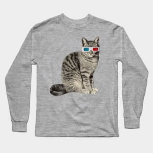 3D Cat Long Sleeve T-Shirt